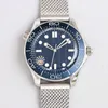 300 Dive 60th Anniversary 007 High quality Men's Watch Super luminous Space metal created sapphire mirror power storage long time complimentary canvas strap