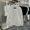 Sudadera de gran tamaño Suéter de algodón V Diseñador Camiseta de manga larga Impresión 3D Cuello redondo Sudadera con capucha Hip-hop Hombres Mujeres Jersey Abrigo Suéteres casuales Tamaño de EE. UU. S-2XL