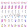 False Nails 120 Pcs Glass Rhinestones Resin Nail Tips Sticker DIY Tool Manicure Stickers Decals x0826