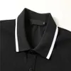 polo da golf da uomo Polo da golf in cotone dal design avanzato Polo casual slim fit Prince Temperamento a maniche corte Polo alla moda Taglia grande M-3XL TOP