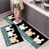 Tapis mignon lapin animaux motif antidérapant Polyester cuisine imperméable facile à nettoyer paillasson extérieur salon sol 230825