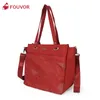 Worki wieczorowe Fouvor Worka o dużej pojemności dla kobiet wielozadaniowa torba na ramię torebka torebka Oxford Cloth Canvas Messenger Bag 2915-13 230825