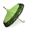 Umbrellas For And Windproof Outdoor Women Rainy 16 Pagoda Ribs Umbrella Long-handle Parasol Sunny Princess Lace Pography