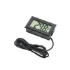 Dijital LCD Termometre Higrometre Sıcaklık Aletleri Hava Durumu İstasyonu Teşhis Aracı Termal Regülatör Termometresi