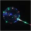 Ballon lumineux LED ballons avec bâton NT lumineux éclairé enfants jouet fête d'anniversaire décorations de mariage 1098 V2 livraison directe jouets Dhmqr