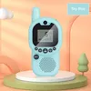 Walkie Talkie per bambini Giocattoli Regalo per bambini portatile Walky Talky Radio bidirezionale Ragazzi e ragazze Giocattoli Età 3-12 per Giochi di avventura per escursioni all'aperto al coperto