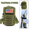 Waist Bags Multipurpose Waterproof Outdoor Tactical Molle Waist Bag Hiking Travelling Sling Backpack Waist Packs Shoulder Bag Pouch 230825