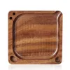 Multifunctional Smoking Display Natural Wooden Preroll Scroll Roll Rolling Cigarette Cigar Tray Holder Herb Tobacco Roller Easy Grinder Handpipes Machine Plate