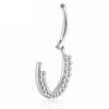 Piercing Titamium Nose Ring Brosk Helix Zircon Body Jewelry Women Tragus Charming Clicker Earring Sexig Industrial