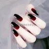 False Nails 24pcsbox Artificial Nails With Glue Midlength Fake Nails Gradient Wear Nail Stickers Finished Fake Nails Press On Nails Coffin x0826