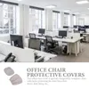 Stol täcker kontor täckning delade säten slipcover bakåt vila skyddsmaterial stretch roterande avtagbart skydd