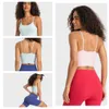 Yoga Sport Bra Fitness Vest Sexy ondergoed met verwijderbare borstkussentjes Zachte Brassiere Sweat Wicking Ademende Lingerie Solid Color Women Slim Fit Sports Yoga Outfit