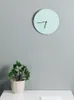 Wall Clocks Quartz Silent Small Clock Living Room Girls Metal Korean Cute Orologio Da Parete Home Accessories Zegar