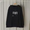 23aw Trui Isabel Marant Dames Designer Katoenen Sweatshirt Mode Brief Glitter Print Trui Met Capuchon Losse Hoodies Met Lange Mouwen