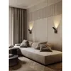 Wandleuchte 2023 LED Nordic Wohnzimmer Schlafzimmer Nachttisch montiert minimalistische Treppe Gang Lampen Glanz Möbel