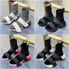 Turnschuhe Designer Herbst und Winter Männer Frauen Körbe Klassiker Sport elastische Socken und Schuhe Sportschuhe High Top und dicke Sohlen lässig