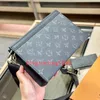 Mode Gedruckt Umhängetasche Kreuz Straddle Tasche Luxus Marke frauen Umhängetasche mann Kleine Brieftasche Handtasche mit Box