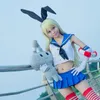 Cosplay perukları anime kantai koleksiyonu kancolle filo kızları kanmusu shimakaze cosplay kostüm denizci takım elbise kadınlar için seksi yaz elbise tam set 230826