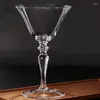 Copos de vinho impressão japonesa martini cocktail vidro drinkware champanhe beber copo taça para ktv casa bar casamento copos