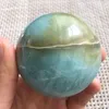 Jewelry Pouches Wholesale Natural Crystal Ball Sky Blue Calcite Home Decoration Caribbean Sea Sphere