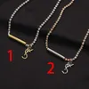 Designer Necklace SL Luxury Top Simple and Fashionable Female Laser Steel Print Diamond Chain Y Letter Collar Neck Chain Valentine's Day gifts Accessories Jewelry