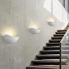 Lâmpada de parede Nordic Simples 5W LED À Prova D 'Água IP65 Alumínio AC85-265V Outdoor Countyard Villa Indoor Bedside Stair Decor Light