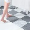 Bath Mats 1Pcs Non-slip Bathroom Carpet Square PVC Area Rugs For Kitchen Floor Mat Shower Room Toilet Footpad U3