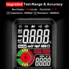 Multimeters BSIDE Professionele digitale multimeter Smart 9999 EMF-multitester DC AC-spanningscondensator Ohm Diode Live elektrische tester USB-oplader 230825