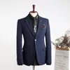 Pakken voor heren Blazers Heren Twee knoppen Notch Revers Smokings Mode Casual Business Jurk Blazer Jasje / 6 kleuren XS-5XL 230825