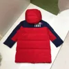 Kids Coats Kid Designer Baby Clede Coat Jacked Jackets Fasion Red Outderse Weer Warm Winter Italië Merk 100-150 cm