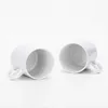 Tassen Kreative Keramiktasse Paar Geschenk für Valentinstag Sublimation DIY Po Print Leere Kaffeetasse Paar Set