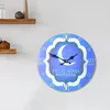 Horloges murales Grande horloge ronde islamique sans cadre Quartz Ramadan Bureau décoratif