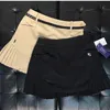 Shorts pour femmes Golf jupe femme polyvalent sportif mode décontracté séchage rapide respirant élastique plissé Anti brillant pantalon jupe 230825