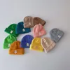 Casquettes Chapeaux Lettre S Tricoté Bébé Bonnet Couleur Unie Enfants Garçons Filles Casquette Automne Hiver Chaud Enfant En Bas Âge Enfants Crochet Chapeau 230826