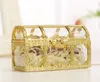 Favor Holders Party gynnar Candy Box Treasure Chest Shaped Wedding European Style Celebration Gorgeous Shining Boxes ZZ