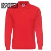 Herren Polos Marke Poloshirt Langarm Mann Shirts Männer Mode Lässig Baumwolle Slim Fit Trikots Plus Größe XS3XL 230825