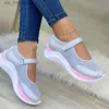 Autumn Breathable Outdoor Mesh Women New Dress Casual Platform Sneakers Travel Walking Footwear Large Size Vulcanized Shoes T