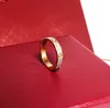 Designer ring 4mm 5mm 6mm titanium staal zilveren liefde ring mannen vrouwen rose goud klassieke sieraden ring voor geliefden paar Diamanten ringen Valentijnsdag geschenk trouwring