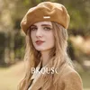 Baret's baret wollen hoed herfst winter retro temperament elegante Franse kunstenaar wollen schilder dames allmatch warme petten 230825