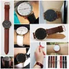 Watch Bands MAIKES Quality Genuine Leather Bm 14mm 16mm 17mm 18mm 19mm 20mm Watchbands For DW Strap 230825