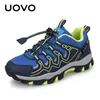 Athletic Outdoor Uovo Arrival Ond Boys Sneakers Kids Breatable Childing Shyping Shoes and Autumn Footwear Eur #2739 230825