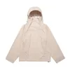 Herrjackor Autumn Pullover Coat Unisex Double Zipper Hooded Jacket Waterproof Functional Hiphop Loose Windproect Cargo Streetwear 230825