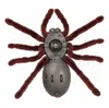 ElectricRC Animals Scary Fjärrkontroll CREEPY SOFT PLUSH SPIDER INFROD RC Tarantula Toy Kid Gift 230825