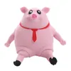 Jouet de décompression drôle de cochon décompression jouet de compression rebond lent TPR Piggy poupée jouets de soulagement du stress enfants cadeaux intéressants pour les tout-petits 230826
