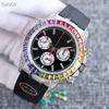 V13 Ceramic Watch High Quality Automatic Mechanical 116500 116506 Men's Watches Cal.4130 Movement Sapphire Glass Waterproof Glow Chronograph Wristwatch