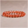 Bracelet de perles élastiques en jade de quartz rouge pour bracelets à breloques unisexes Bracelet pour homme Bracelets Design Bijoux de créateur Bijoux de créateur