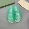 2024 Designer Luxe Femmes Hommes Pantoufles Transparent Gelée Couple Pantoufle Été Sexy Couleur Bonbon Sandales Mode Chaussures Confortables A2 Top Qualité Grande Taille 35-46