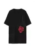 T-shirts pour hommes imprimé Rose citations classiques Style foncé unisexe T-shirt à manches courtes T-shirts hauts col rond en vrac T-shirts surdimensionnés