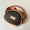 2023-Designer Brown White Mini CrossBody Bag Women Luxury Vintage Fashion Shoulder Classic Purse