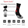 Spor çorapları yupao erkekler anti-slip çorap kadınlar esnek kalıp uzun futbol basketbol kavrama bisiklet sürme 38-45